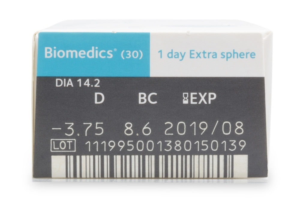 Biomedics 1 Day Extra 30 pk