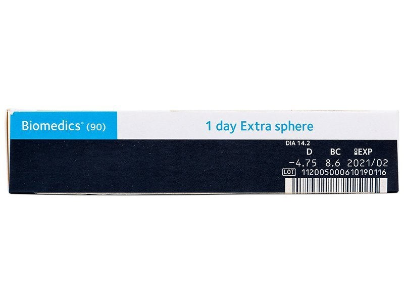 Biomedics 1 Day Extra 90 pk