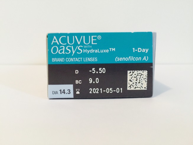 1 Day Acuvue Oasys Contact lenses prescription 30 pack