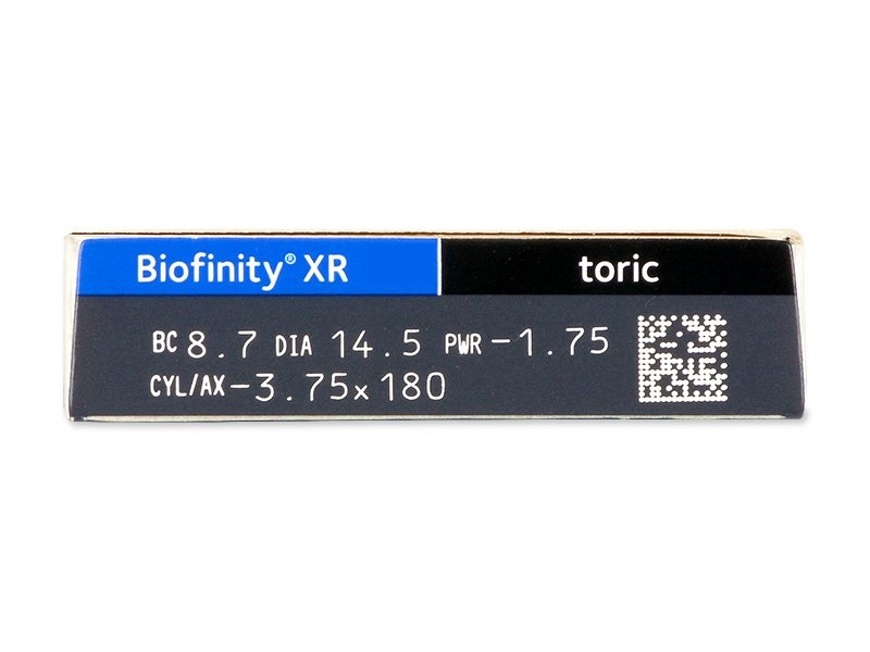Biofinity XR Toric Contact Lenses 3 pack prescription