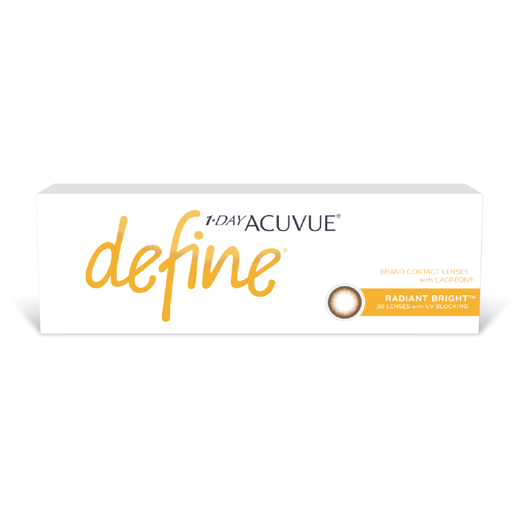 1-Day Acuvue Define Radiant Bright Contact Lenses